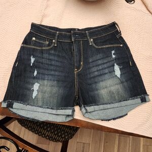 Women's Levi's signature blue denim high rise shorts size 8 W 29